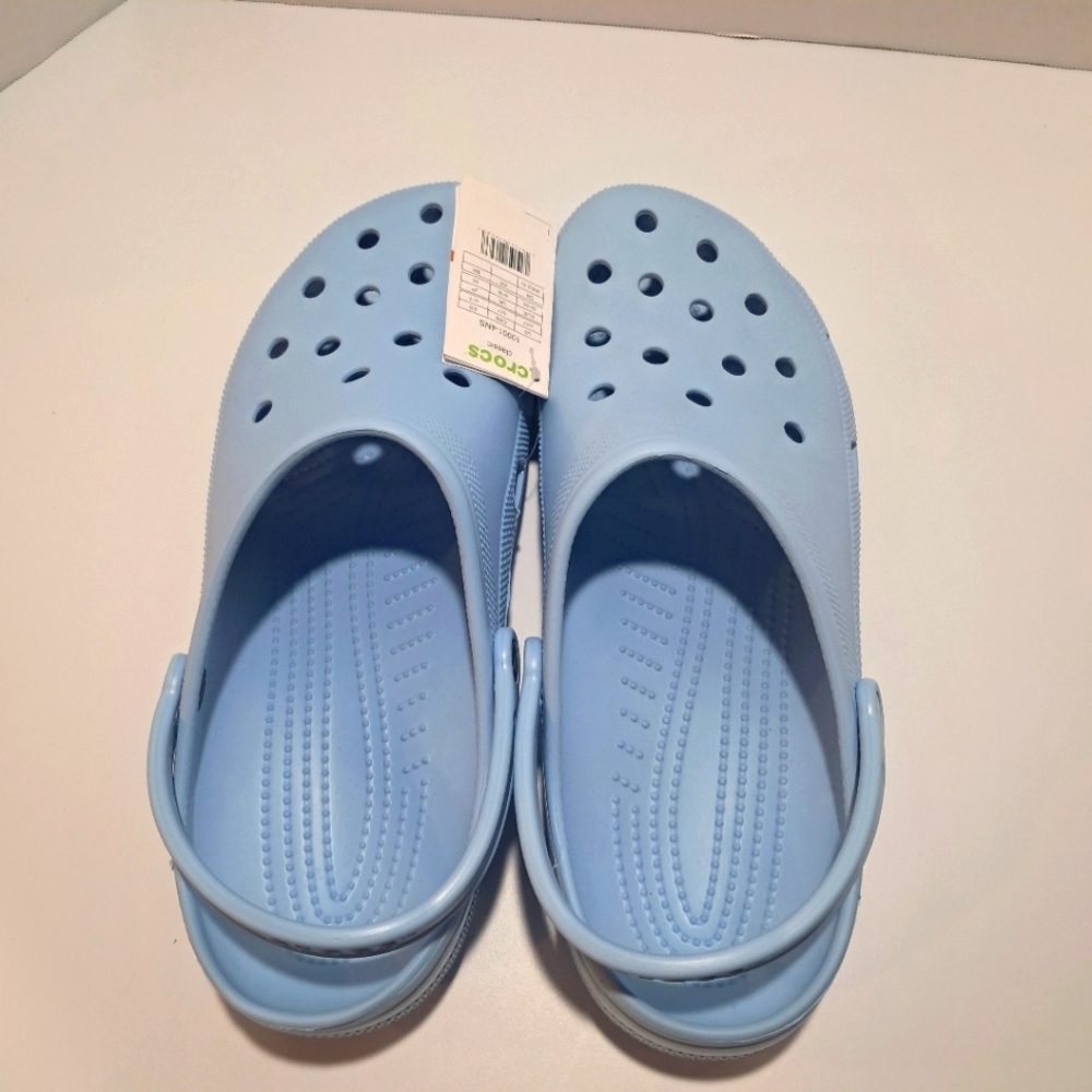 Calcite Blue Crocs Size 17m